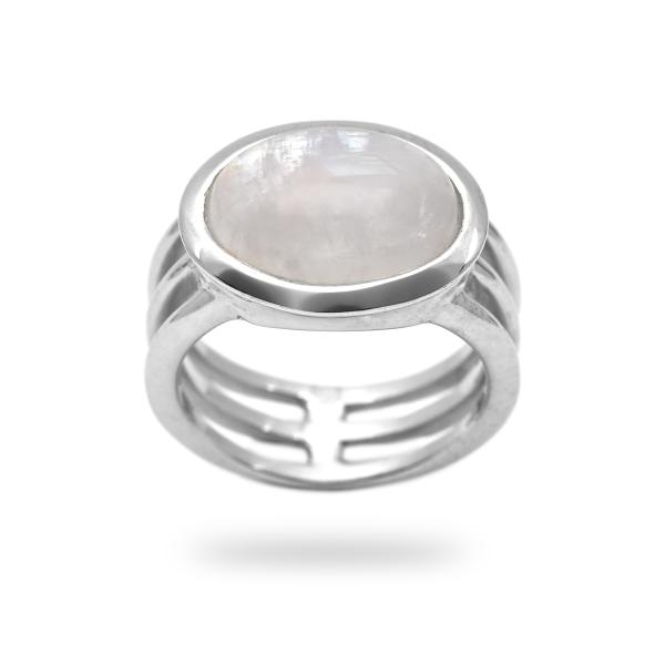 Bague pierre de lune argent Wisdom